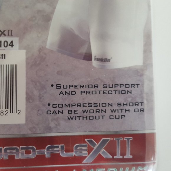 Franklin Compression Shorts & Cup Youth Small/Medium 24"-27" Quad Flex II - Picture 7 of 10
